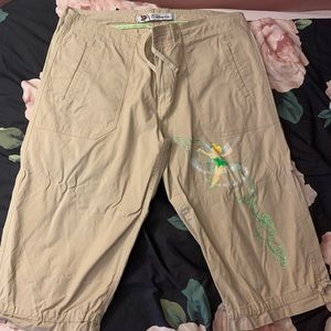 Disney Tinkerbell khaki capris